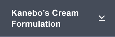 Kanebo’s Cream Formulation